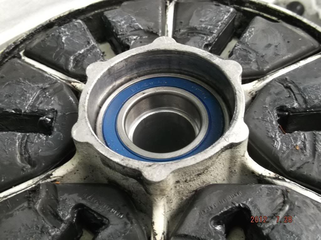 How to Replace rear wheel bearings (including sprocket carrier and seals)